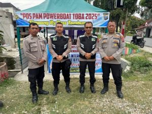 Sie Dokkes Polres Toba Cek Kesehatan Personel Pengamanan Event Internasional Aquabike Championship 2025