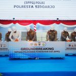 Hadiri Groundbreaking di Sidoarjo, Kapolri Sebut Polri Sudah Miliki 458 SPPG