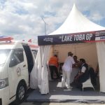 Dinas Kesehatan Kab.Toba Berikan Pelayanan Kesehatan Kepada Masyarakat Umum di Perhelatan F1H2O