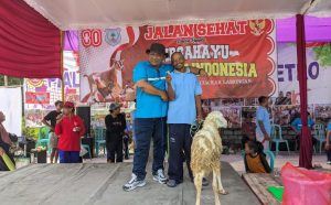 Meriahkan HUT Kemerdekan RI ke-80 Tahun 2025 Pemdes Plososetro Lamongan Gelar Lomba Jalan Sehat