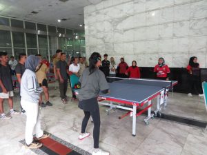 Semarak HUT Kemerdekaan RI ke-80, Walikota Jakarta Timur Gelar Turnamen Tenis Meja