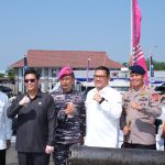 Dansatbrimob Polda Kalbar Menghadiri Acara Pelepasan Tim Ekspedisi Rupiah Berdaulat (ERB) 2025