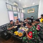 Danramil 01 Kranji Jalin Silaturahmi ke Polsek Bekasi Barat, Perkuat Soliditas TNI–Polri Demi Keamanan Masyarakat