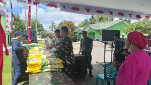 Gerakan Pangan Murah Kodim 1710/Mimika, Wujud Kepedulian Untuk Stabilitas Harga Beras