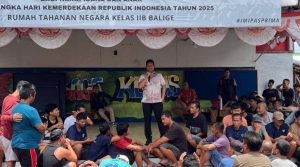 Rutan Kelas IIB Balige Melaksanakan Pengarahan Kepada Warga Binaan Pemasyarakatan (WBP)