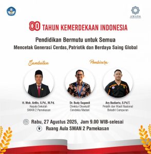 Indonesia Emas 2045 Butuh Generasi Cerdas, Patriotik dan Berwawasan Global