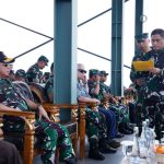 Panglima TNI Dampingi Menhan RI Tinjau Latihan Puncak Super Garuda Shield di Baturaja