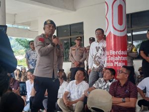 Kapolres Toba Apresiasi ‘Aksi Damai’ Aliansi Wartawan dan Masyarakat (AWAS)