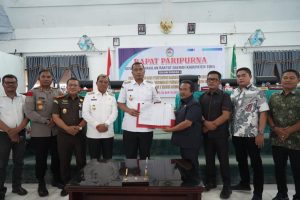 Eksekutif dan Legislatif Toba Resmi Sahkan P-APBD 2025 Senilai Rp20,4 Miliar