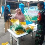 Babinsa Kayuringin Jaya Gelar Gerakan Pangan Murah Tahap 3, Warga Antusias