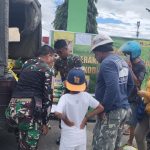 Sambut HUT ke-80 TNI, Kodim 1710/Mimika Gelar Gerakan Pangan Murah untuk Warga