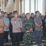 Dandim 1715/Yahukimo Ikuti Doa Bersama Peringatan Maulid Nabi 1447 H dan HUT ke-80 TNI
