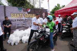 Pangdam Jaya Tinjau Langsung Kegiatan Bakti Sosial Korem 052/Wkr