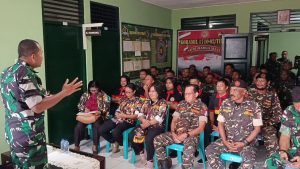 Kodim 1710/Mimika Gelar Patroli Humanis Bersama Komponen Pendukung Jelang HUT ke-80 TNI