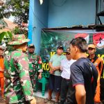 Kodim 0505/JT Berpartisipasi dalam Pembuatan Sumur Air Bersih untuk Warga