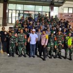 Tingkatkan Keamanan Wilayah, Koramil 02/Pondok Gede Gelar Patroli Skala Besar Bersama Tiga Pilar