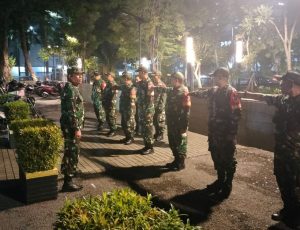 TNI Patroli Bersama Komponen Pendukung Jaga Jakarta Selatan