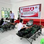 Sambut HUT TNI Ke-80, Kodim 1715/Yahukimo Gelar Donor Darah