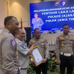 Satlantas Polres Tanjung Perak Raih Juara I Penurunan Kecelakaan Lalu Lintas Jatim