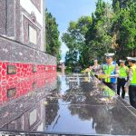 Hari Lalu Lintas ke-70, Satlantas Polres Toba Ziarah dan Tabur Bunga di TMP Sisingamangaraja XII
