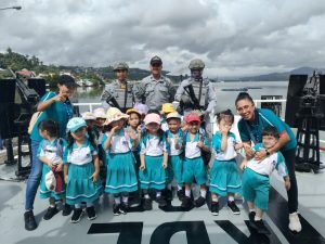 KN. Kuda Laut-403 Edukasi Siswa TK Kristen Kalam Kudus Ambon