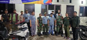 Babinsa Bintarajaya Bersama Tiga Pilar dan Komponen Pendukung Gelar Patroli Malam, Wujudkan Lingkungan Aman dan Kondusif