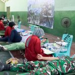 Kodim Bojonegoro Gelar Donor Darah Sambut HUT ke-80 TNI