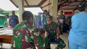 Sambut HUT ke-80, Kodim 1710/Mimika & TNI se-Garnisun Gelar Donor Darah di Mimika