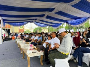 Wadansat Brimob Polda Sumsel Meriahkan Haornas ke-42 dengan Olahraga Bersama di Palembang