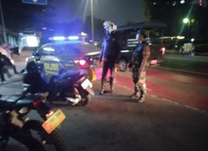 Sinergi Tiga Pilar, Koramil 04/Gambir Laksanakan Patroli Malam