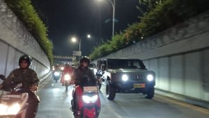 TNI-Komdu Gelar Patroli Bersama Amankan Kamtibmas Di Jakarta Selatan
