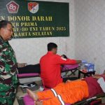 Warga Antusias Ikuti Donor Darah yang Digelar Kodim 0504/JS
