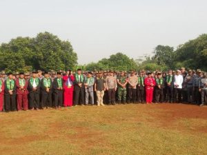 Perkuat Sinergitas: Danramil 04/Jatiasih Hadiri Apel Gabungan Satlinmas Kota Bekasi