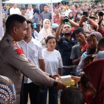 Kapolres Toba Pimpin Langsung Pengamanan dan Rangkaian Kunjungan Gubernur Sumut di Habinsaran