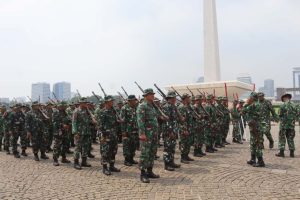 Demi Tampil Prima di HUT ke-80 TNI, Prajurit Korem 052/Wkr Gelar Latihan Intensif