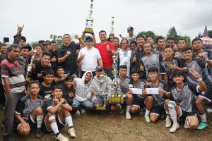 Bupati Taput Hadiri Final Pangaribuan Cup 2025, Komitmen Dukung Pembinaan Atlet Muda Daerah