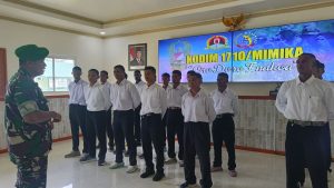 Dandim 1710/Mimika Beri Pembekalan untuk Pendaftar Rekrutmen Calon Prajurit TNI AD TA 2025