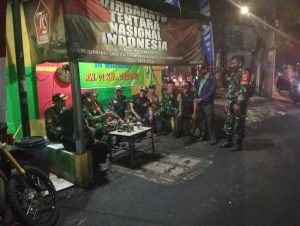 Kodim 0505/JT Gandeng Komduk, Gencarkan Patroli Siskamling di Pasar Rebo