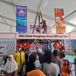 Anak-Anak Antusias Coba Vertical Rescue di Bulan PRB 2025, Rasakan Sensasi Jadi Penyelamat Nyawa