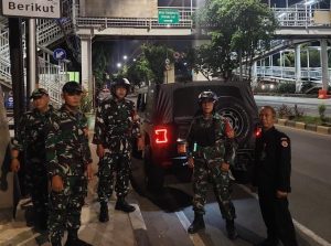 Kodim 0505/JT Perkuat Patroli Keamanan dengan Kendaraan Taktis Maung TNI