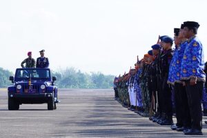 Upacara HUT ke-80 TNI di Makassar Berlangsung Khidmat dan Meriah