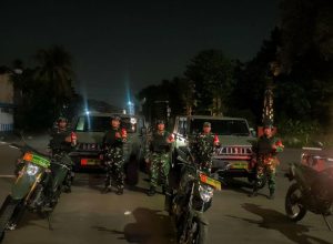 Antisipasi Kamtibmas, Kodim 0505/JT Gelar Patroli di Cipayung