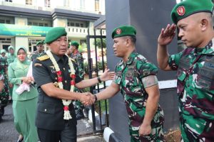 Tradisi Pelepasan Danrem 052/Wijayakrama Berlangsung Khidmat, Penuh Haru dan Kehormatan
