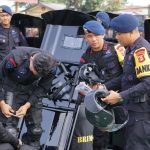 Satbrimob Polda Sumsel Siagakan Pasukan dan Peralatan untuk BKO ke Polda Metro Jaya