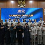HUT ke-54 KORPRI Polri, Kabid Kesjas Korbrimob Pimpin Aksi Donor Darah