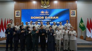 HUT ke-54 KORPRI Polri, Kabid Kesjas Korbrimob Pimpin Aksi Donor Darah