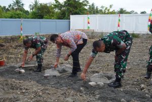 Kasdam Cenderawasih dan Dandim Mimika Hadiri Groundbreaking Koperasi Merah Putih