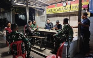 Kodim 0505/JT dan Komduk Patroli Malam Perkuat Keamanan Matraman