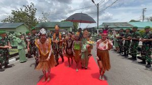 Pangdam XVII/Cenderawasih Lakukan Kunjungan Kerja ke Kodim 1710/Mimika, Dandim Sambut Langsung