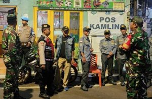 Kodim 0505/JT Bersama Komduk Matraman Laksanakan Patroli Siskamling Sinergis